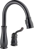 Delta 978-RBWE-DST Leland Single Handle Water Efficient Pull-Down Kitchen Faucet, Venetian Bronze