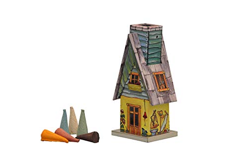 KNOX Räucherhütte aus Metall - Motiv: Gartenhütte - für...