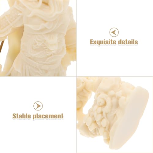 Figurine Guan Gong compacte pour décorer un petit espace de travail - 4