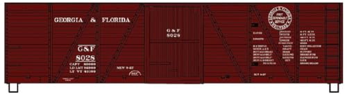 Accurail 40' Single Sheath 6-Panel Wood Boxcar HO