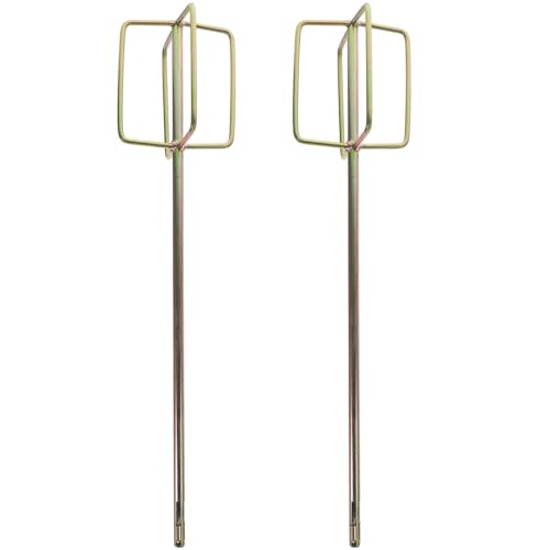OATIPHO Varillas Mezcladoras de Cemento y Pintura para Taladros Eléctricos Accesorio 2 Piezas Diseño Cuadrado Compatibles para Mezcla de Epoxi Yeso y Fluidos de Reutilizable
