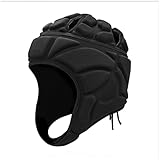 Rugby Headguards, Torhüterhelm, Weiche Gepolsterte Kopfbedeckung für Fußball Skifahren Radfahren (L)