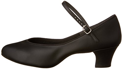 Capezio Womens Suede Sole Jr. Footlight Character Dance Shoes, Black, 8.5 Wide Us #TOP7
