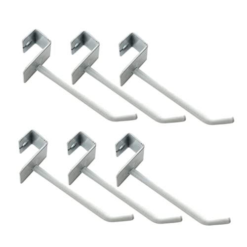 ABOOFAN Professional Square Tube Hooks Easy Install Display Rack Hooks for Shop