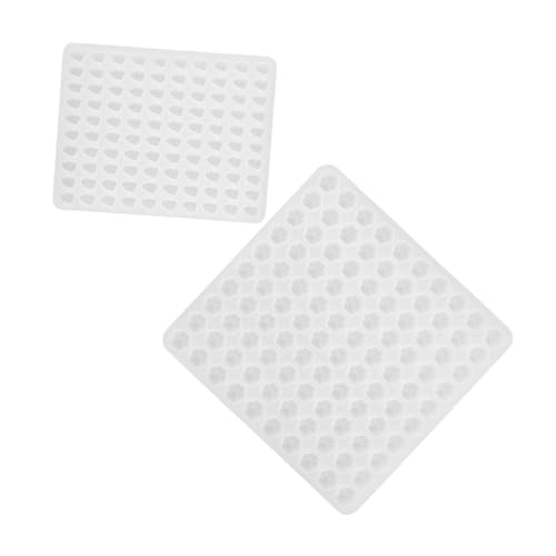 Homoyoyo 2pcs Silicone Wax Seal Bead Mold Cavity Molds for DIY Crafts for Wax Sealing Art Creative Projects for Weddings Holiday Events