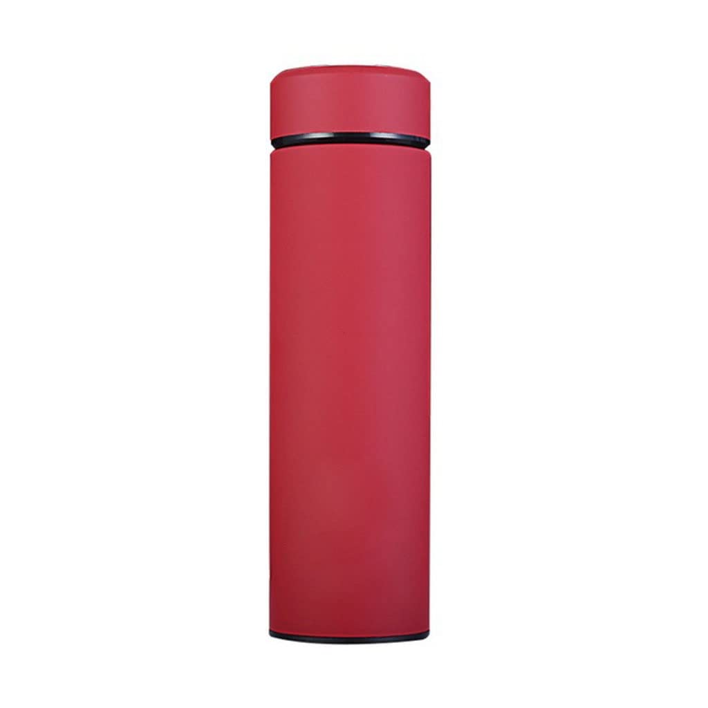 Frasco de viaje con aislamiento al vacío Taza de aislamiento de agua caliente Botella de vacío de té con filtro Taza de aislamiento deportivo de acero inoxidable (Color : Blue, Size : One size) ( Colo