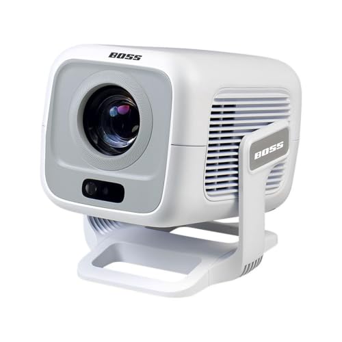 Image of BOSS X900 Pro Smart AI Projector | Native Full HD, 8K Supported | 900 ANSI | Sealed Optical Engine | Auto Focus & AI Keystone | Android 13 | WiFi & Bluetooth | Voice Remote |