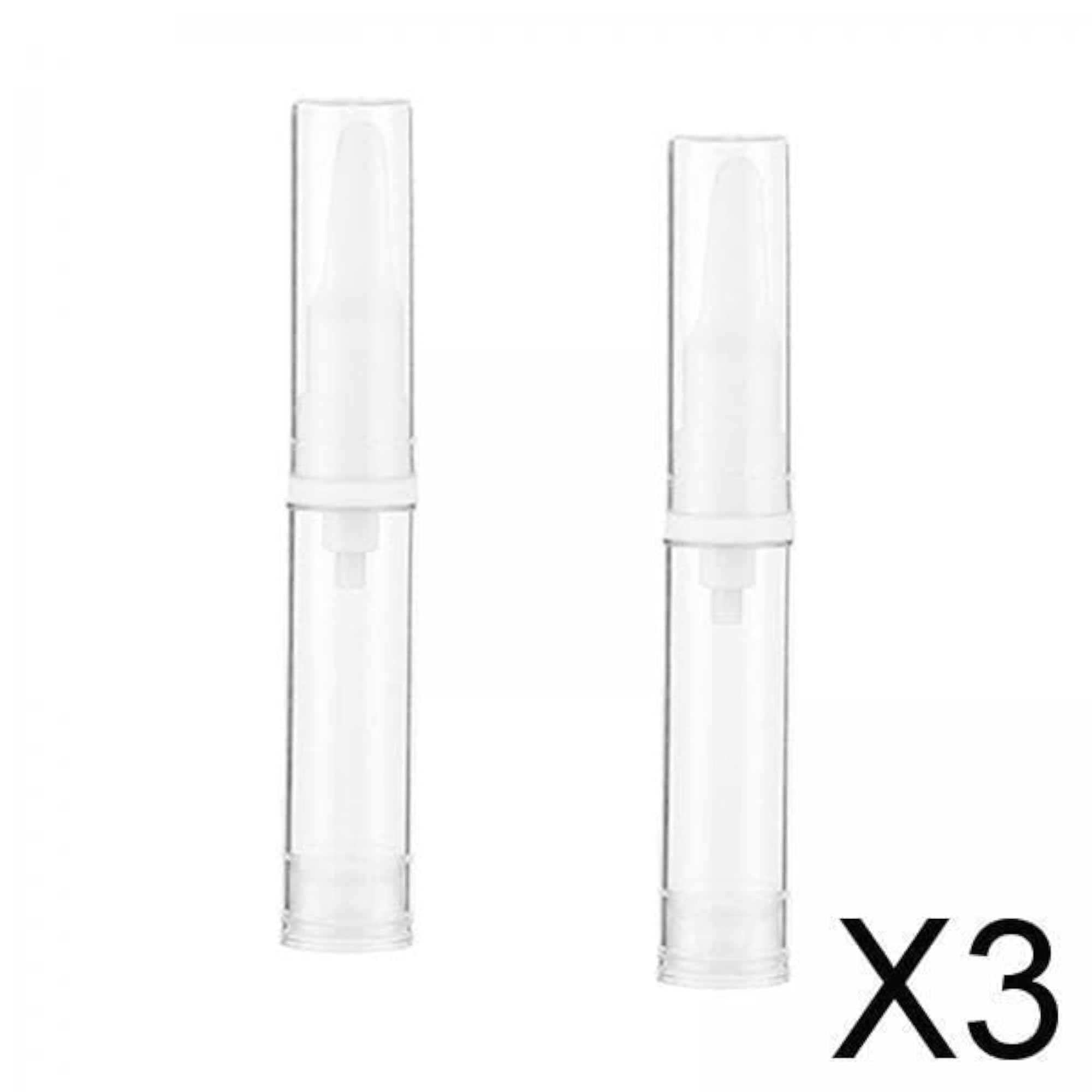 3x2x Travel Press Pump Bottles Foundations Makeup Lotion Vacuum Bottles