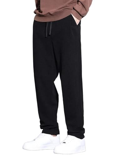Autumn Drape Casual Pants Men Straight Loose Trousers