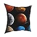 Układ słoneczny Dziewięć planet Poszewka na poduszkę Dekoracja Poszewka na poduszkę Dom Dekoracyjne poszewki na poduszki do salonu Sofa 45 x 45 cm Poszewka na poduszkę