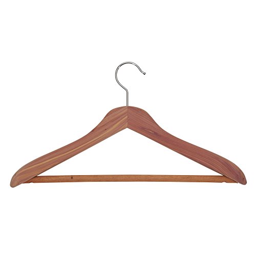CedarFresh Deluxe Cedar Coat Hanger with Fixed Bar