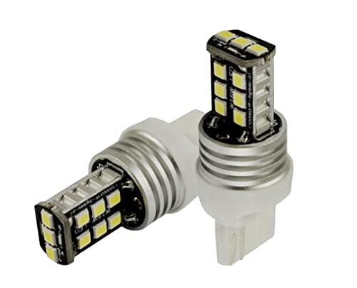 Coppia luci diurne drl 15 led t20 w21/5w canbus