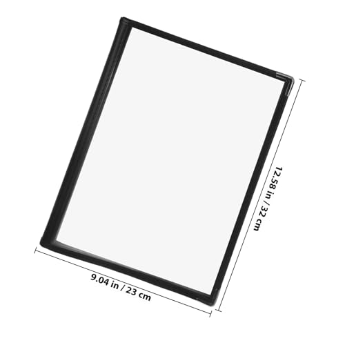 Porte menu transparent lavable pour protéger vos cartes de restaurant - 2