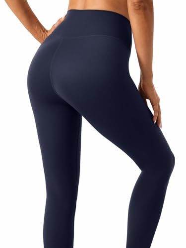 Lavento Women's All Day Soft Yoga Leggings 23"/ 25"/ 28" - No Front Seam Workout Active Legging for Woman