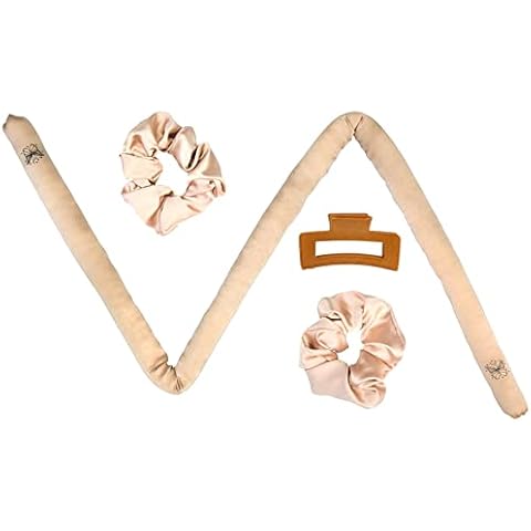 Set de rulos sin calor de seda mulberry para cabello rizado Cover