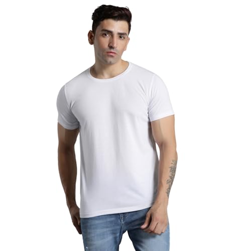 Image of hummel Cam Men's Cotton Round Neck Half Sleeve T-Shirt