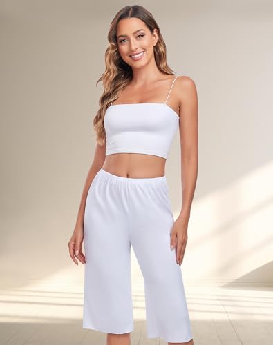 Image of MANCYFIT Culotte Slip for Women, Non-Cling Pettipants