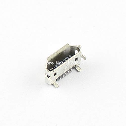 Gimax 100Pcs Per Lot New Micro USB Type B Female DIP 5 Pin Reverse Ejector Socket Connector