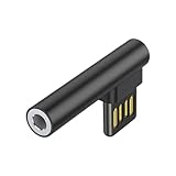 ヘッドフォンスピーカーをラップトップやドッキングステーションに接続するためのAudios Adapter USBから3.5mm Audiosアダプターへ