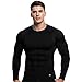 MagnaMan Men's Compression Shirts 3 - Pack: Moisture - Wicking Athletic Baselayer Tops for Men with Quick - Dry Technology, Ideal for Gym, Workout & Running