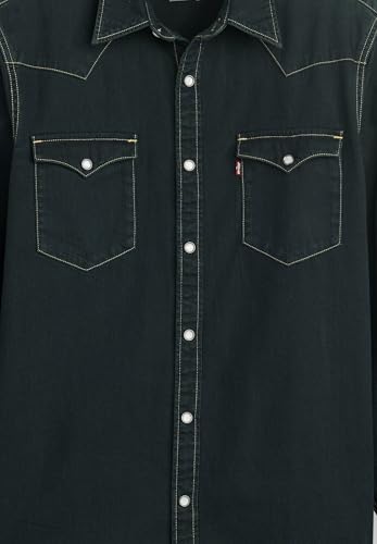 Image of Levi's Men's Solid Slim Fit Denim Shirt