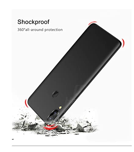 Image of Mobile Back Cover Case for Honor 8C (Silicone Case|CameraProtection|Black SC1510)