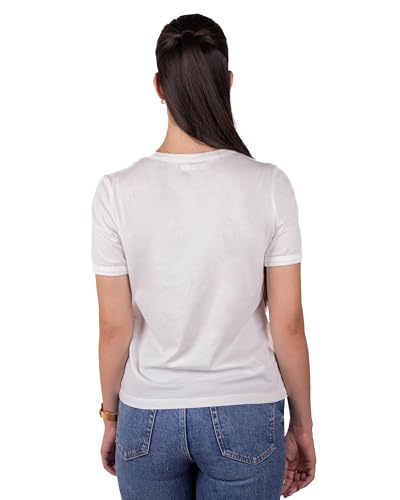 CALLURIC - Camisetas Manga Corta Mujer – algodón orgánico Suaves y cómodas para el día a día, Transpirables y sostenibles–Ideales para Verano, otoño y como Fondo de Armario, en 7 Colores