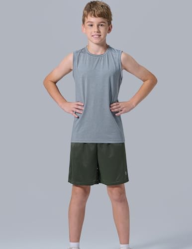 Image of Liberty Pro 5 Pack Youth Boys Athletic Mesh Basketball Shorts