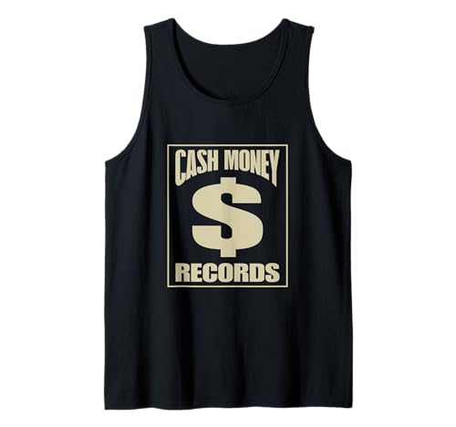 Vintage Cash Money Design Records 90s Music Tank Top
