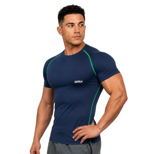 Image of WMX Men's Round Neck Regular Dry Fit Gym Sports T-Shirt