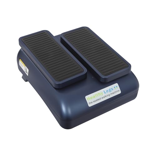 Leg Exerciser Machine for Seniors, Electric Foot Circulation Device, Adjustable Speed Foot Exercise Device with Non-Slip Pedals, Foot Massager for Blood Circulation & Leg Relief