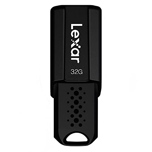 Image of Lexar JumpDrive S80 32GB USB 3.1 Flash Drive, Up to 130MB /s Read I Compatible with Laptop desktops Television, Gaming Concolse, MP3 Players I (LJDS080032G-BNBNU), 2 Years Warranty - Black