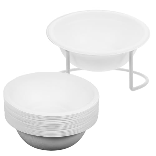 BUGUUYO Convenient Pet Bowl Set Disposable Large Capacity Easy to Use for Cats Dogs