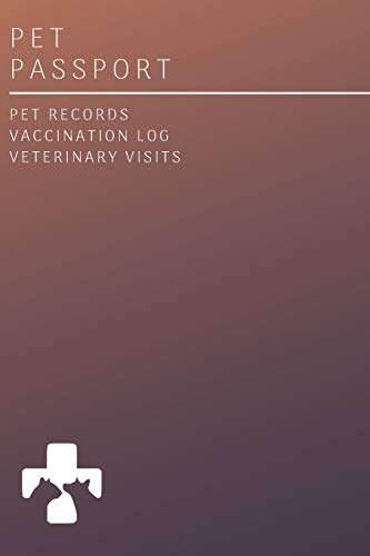 Dog and Cat Vaccination Record Book Organizer and Pet Passport: Puppy Shot Records for Breeders and New Owners: Paper Co., Creative Confident