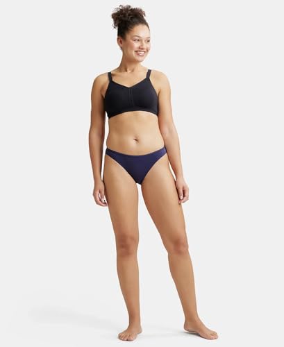 Image of Jockey ES27 Women Wirefree Non Padded Super Combed Cotton Elastane Stretch Full Coverage Minimizer Bra