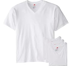 Hanes v neck t shirts amazon Clearance
