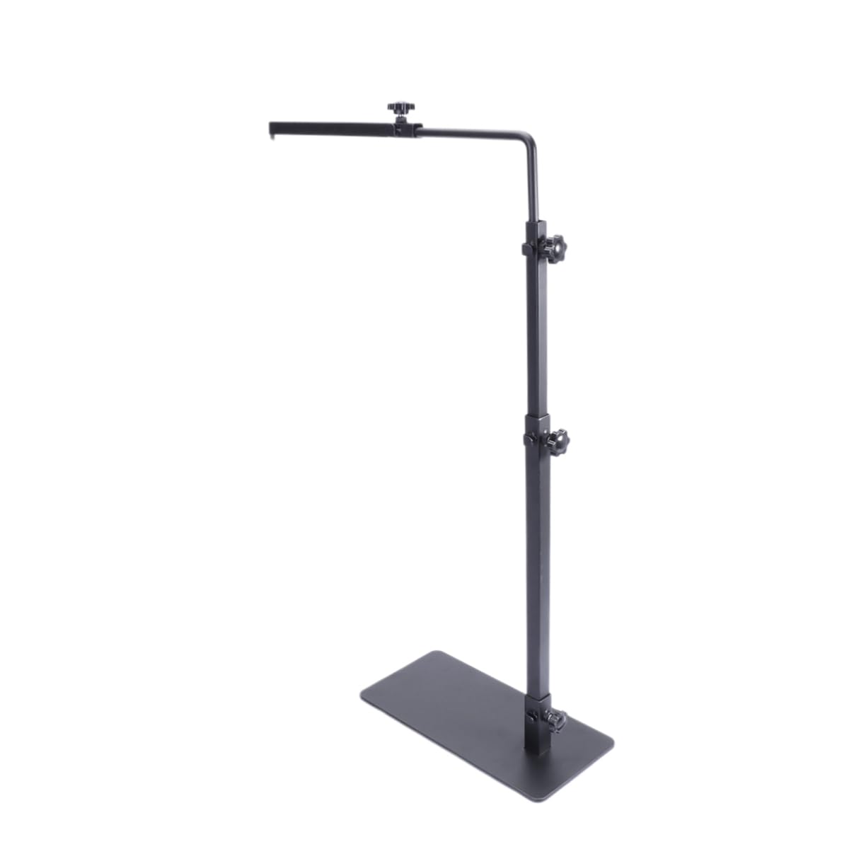 Soporte de Lámpara de Calefacción para Reptiles, Tamaño L, Hierro Negro | Acuarios y Peceras, Uso para Tortugas y Serpientes, Soporte Largo para Iluminación de Fondo