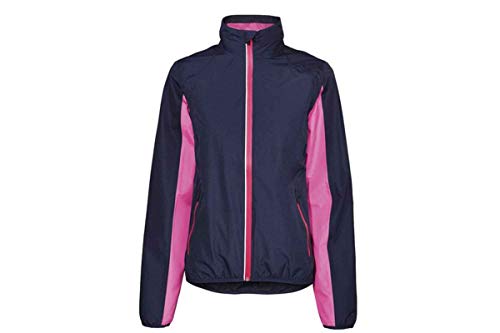 Crivit Damen Fahrrad Regenjacke Wasserdicht Atmungsaktiv Outdoor Sport Blau...