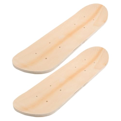DIKACA 2 Piezas Tabla De Skate Para Materiales De Graffiti De Bricolaje Grafiti De Bricolaje Tablero De Graffiti De Bricolaje Patinetas En Patineta En Arce Beige