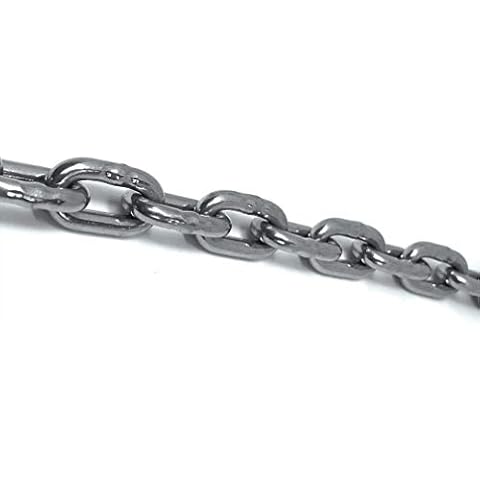 Edelstahl V4A Kette, 5,0 Meter, 2 mm Materialstärke, 200 kg Bruchlast, kurzgliedrig, rostfrei, poliert, ähnlich DIN766 - Tecklenborg Kegel GmbH thumbnail