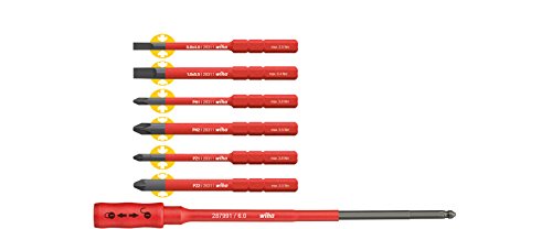 Wiha Juego de bits slimBit electric 2879 B7 slimVarioBits 7-tlg; Box Rouge Cover