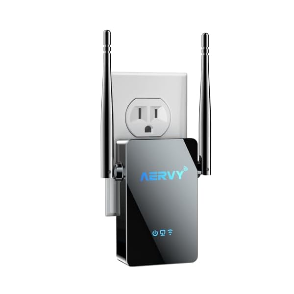 2024 WiFi Extender Signal Booster for Home, 4X Faster Longest Range Up to 9,800 sq.ft, Internet Repeater with Ethernet Port, Wireless Extendtecc Easy Setup (Black)