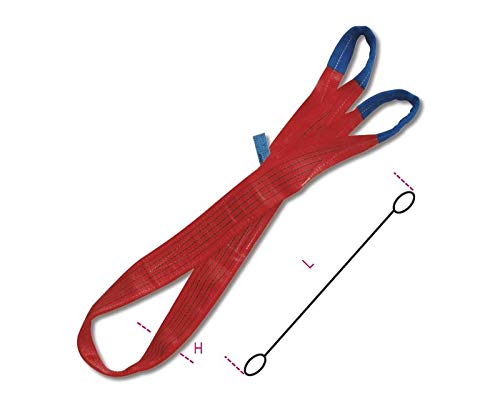 Eslingas de elevación rojo 4-T5 résistance abrasion 8158