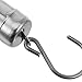 GANAZONO 3pcs 5kg Manual Spring Weighing Scales with Hook, Portable Handheld Stainless Steel Spring Balance for Market, Travel, Kitchen and Industrial Use