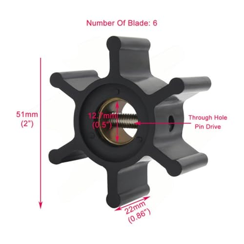 Kit turbine flexible de pompe à eau compatible JMP 7051-01 et 09-1026B - 4