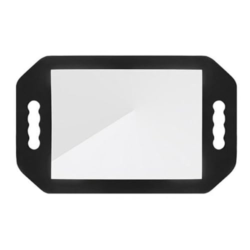 Xelmorant Lightweight Hairdressing Hand-held Mirror – Double‑Handle Barber Mirror for Barbers & Salons, Ideal for Back‑of‑Head Styling