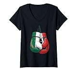 Photo Gallery donna guantoni italia tricolore orgoglio boxe e patriottismo maglietta con collo a v Photo Gallery donna guantoni italia tricolore orgoglio boxe e patriottismo maglietta con collo a v