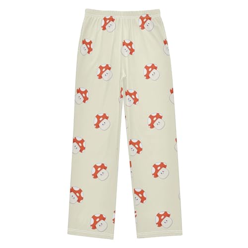 Happy Mushroom Boys Pants Boys Athletic Pants Long Pant for Boy with Pockets Wide-Leg Size 6-14Y