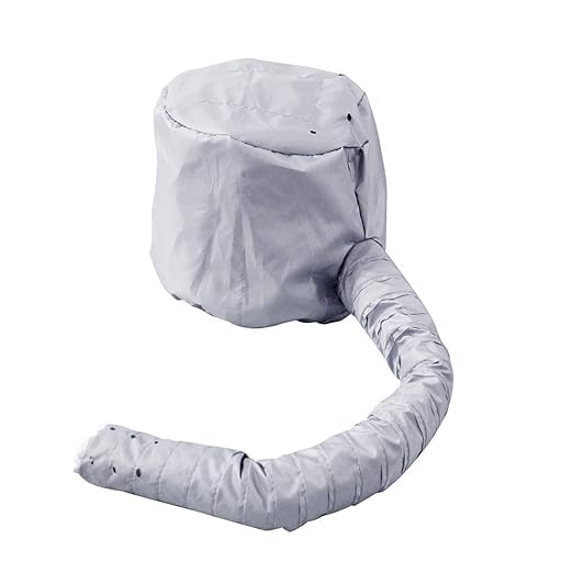 Hair Dryer Bonnet Hood Nylon Hair Dryer Attachment Head Cover Hot Oil Treatment Hat for Home & Salon,multicolor-image-37