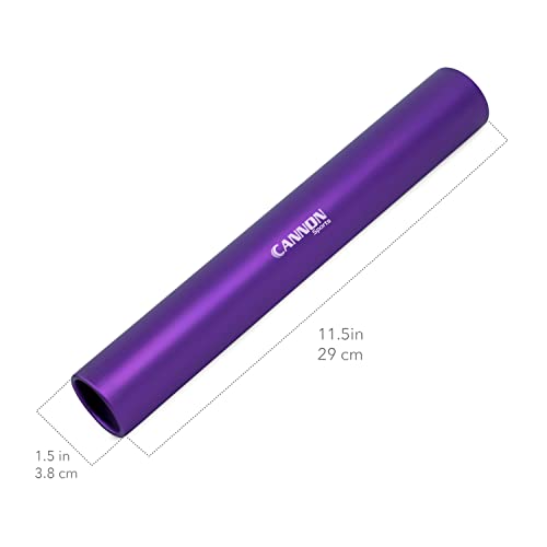 Cannon Sports Aluminum Track Relay Baton For Running, Training & Track And Field Gifts (Purple) #TOP1